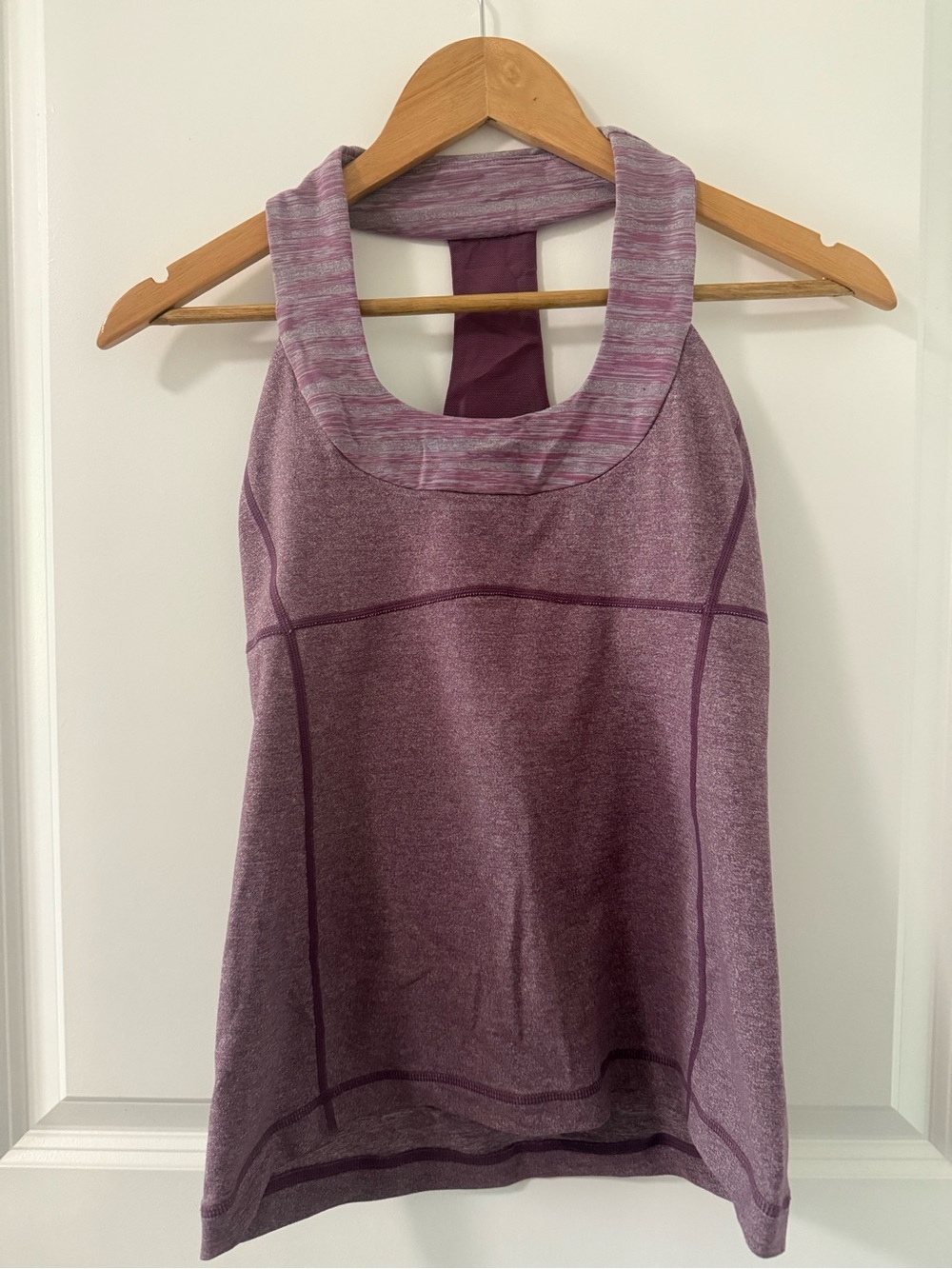 lululemon athletica Purple Heathered Racerback Muscle Tank size 6
